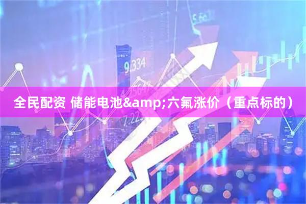 全民配资 储能电池&六氟涨价（重点标的）