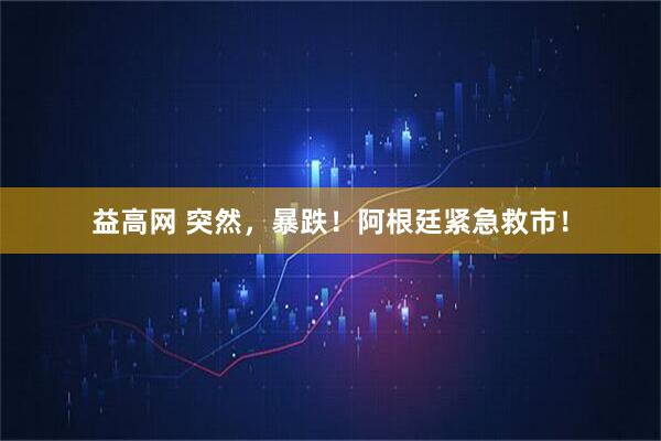 益高网 突然，暴跌！阿根廷紧急救市！
